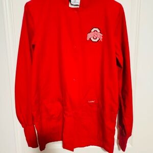 Landau Red Ohio State Button-Up Shirt